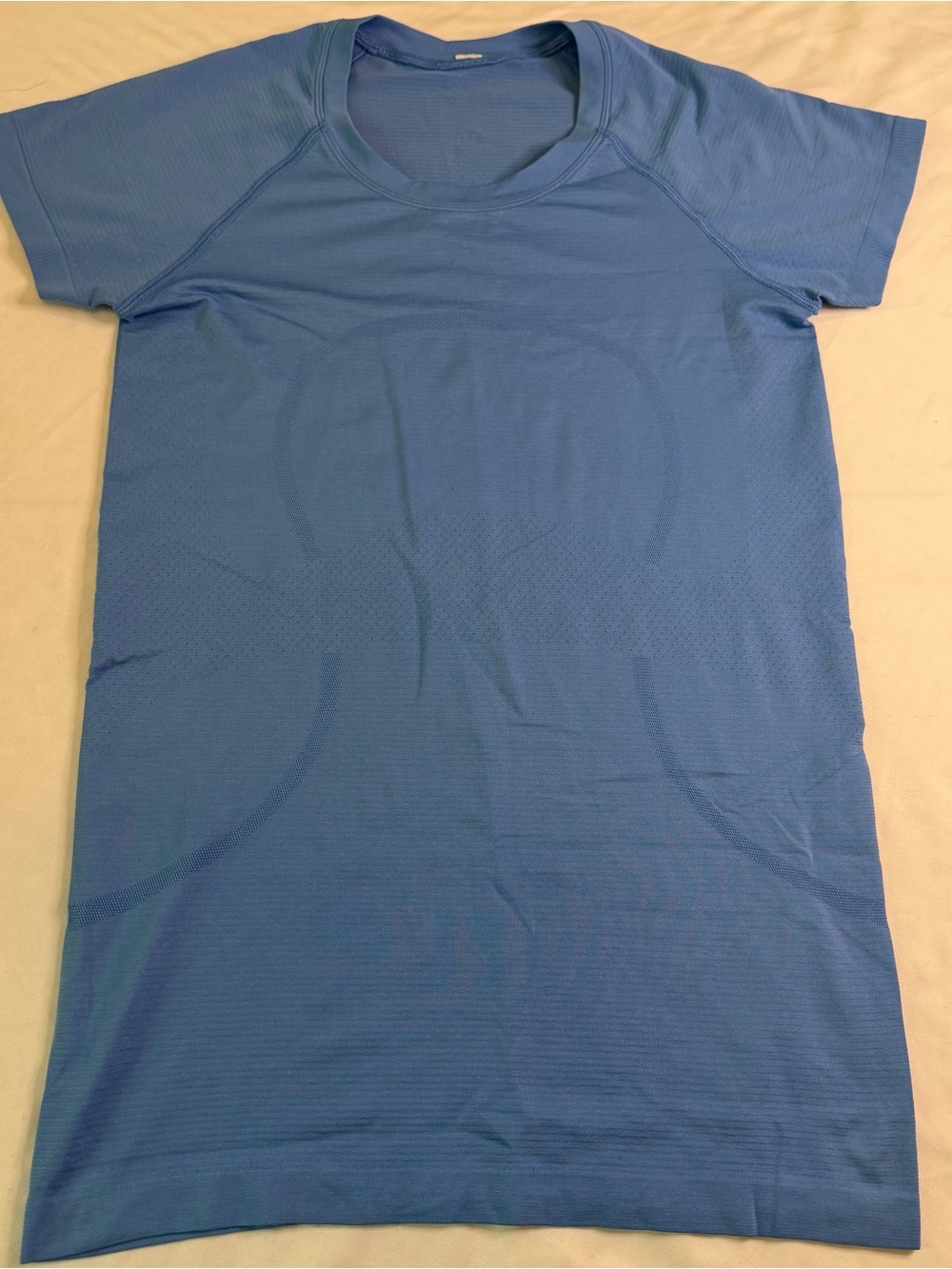 Lululemon Swiftly Tech 2.0 Short Sleeve Top Blue Size 6 Seamless Performance